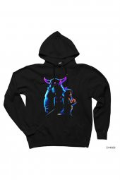 Clash Of Clans Büyücü ve Pekka Siyah Kapüşonlu Sweatshirt Hoodie - 1