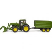 Bruder John Deere 03155 Kepçeli Traktör ve Römork - 2