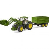 Bruder John Deere 03155 Kepçeli Traktör ve Römork - 4