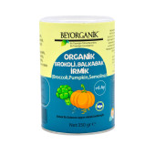 BEYORGANİK Bebek Ek Gıdası Organik Brokoli Balkabak İrmik +6 ay ( Ek gıda) 250gr - 1