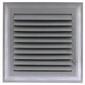 Menfez Banyo Wc Tuvalet Havalandırma Plastik Panjur Gri 45x65 CM - 2