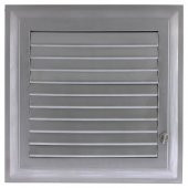 Menfez Banyo Wc Tuvalet Havalandırma Plastik Panjur Gri 45x65 CM - 7