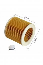 Karcher 6.414-552.0 Uyumlu Silindir Filtre - 3