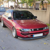 Toyota Corolla AE101 Efsane Kasa 1991-1998 Uyumlu Üniversal Astra H lip Esnek Ön Lip 2 Parça Tampon Altı Dil Karlık Ön Ek - 6