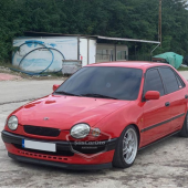 Toyota Corolla Terra 1999-2002 Uyumlu Üniversal Astra H lip Esnek Ön Lip 2 Parça Tampon Altı Dil Karlık Ön Ek - 2
