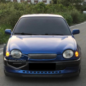 Toyota Corolla Terra 1999-2002 Uyumlu Üniversal Astra H lip Esnek Ön Lip 2 Parça Tampon Altı Dil Karlık Ön Ek - 3