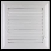 Menfez Banyo Wc Tuvalet Havalandırma Plastik Panjur Beyaz 45x45 CM - 3