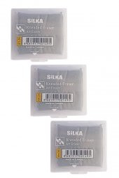 Hamur Silgi Gri Kutulu 3 Paket Silka Hamur Silgi Çizim Silgisi Yoğrulabilir Silgi Plastik Kutulu - 1
