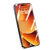 Vendas iPhone 15 Pro Uyumlu Warrior 0.33mm Oleofobik Hardness Air Tempered Cam Ekran Koruyucu 2 Adet - 2