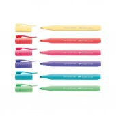 Faber-Castell Fosforlu Kalem 38 Pastel 6x 2022 thumbnail 2