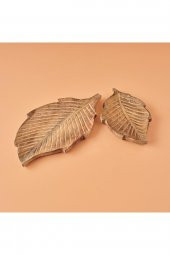 Lida Ahşap Dekoratif Tabak Naturel   30x19  cm - 3