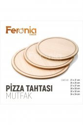 Ahşap Pizza Tahtası  Kesme Tahtası - 2