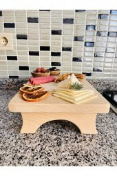 Stolthet Ahşap Sunum Tahtası-ayaklı Kesme Tahtası-et Sunum Tahtası, Pizza Tahtası, Kesme Tahtası - 3