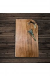 Hug Home Hug Kesme Ve Sunum Tahtası - Dev Boy Ahşap Gıdaya Uygun Hindistan Cevizi Yağı Ile Yağlanmış - 3