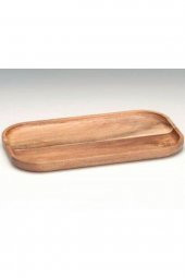 Ems Ahşap Servis Tabağı 33x19 cm - 1