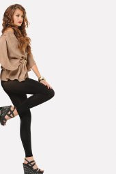 Siyah Luisa Seamless Tayt - 1