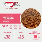 BonaCibo Kitten Tavuklu (Hamsi ve Pirinç eşliğinde) Yavru Kedi Maması 2 Adet x 1,5 kg - 5