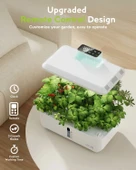 URUQ Topraksız Yetiştirme Sistemi - 12 Pods - Uzaktan Kumandalı - Beyaz - 2