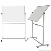 Panda PAN 533 Çelik Emaye Yazı Tahtası Brifing Mobil (360 Derece Dönerli - 120x150 cm) - 1