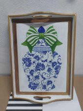 Ahşap Tepsi 40x30cm - 1