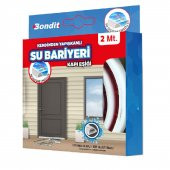 Su Bariyeri Kapı Altı Sızdırmaz Su Tutucu Yapışkanlı Slikon Bant Bandı 2 METRE BND01020015 - 2