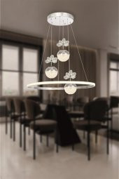 Eray Aydınlatma 2078-40 KR 3 Toplu Led Krom Avize - 1