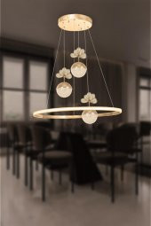 Eray Aydınlatma 2078-40 SR 3 Toplu Led Gold Avize - 1