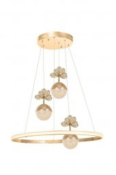 Eray Aydınlatma 2078-40 SR 3 Toplu Led Gold Avize - 2