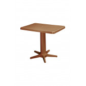 60 x 85 cm Dikdörtgen Plastik Kahverengi Masa  - GF210TEAK - 1