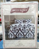 Jolly Home 4 Mevsim Tek Kişilik Kapitoneli Nevresim Takımı-Arya Kahve - 2