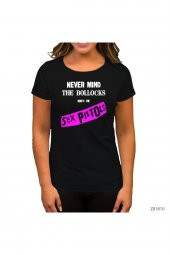 Sex Pistols Never Mind Siyah Kadın Tişört M Beden - 1