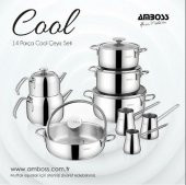 Amboss Cool 14 Parça Çelik Çeyiz Seti thumbnail 2