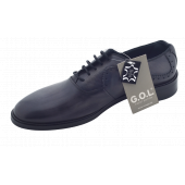 G.O.L. Deri Sağ Tek Siyah Erkek Ayakkabı 37 Numara 3004-0 - 1
