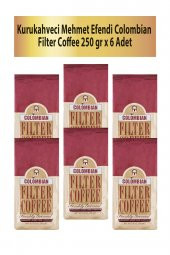 Mehmet Efendi Kurukahveci Colombian Filtre Kahve 250 gr x 6 Adet - 1