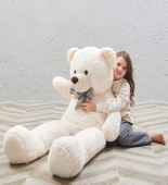 SOLE 175 cm Papyonlu DEV Boy Peluş Ayı - % 100 YERLİ - 6