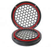 Garaj Dünyası Kırmızı Neon Ledli 20 Cm 2’li Hoparlör Kapağı thumbnail 3