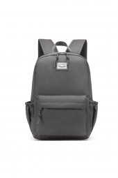Bagacar Smart Bag 3157 Okul ve Günlük Laptop Bölmeli Sırt Çantası Koyu Gri - 2
