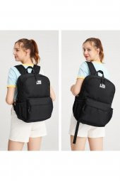 Bagacar Smart Bag 3157 Okul ve Günlük Laptop Bölmeli Sırt Çantası Koyu Gri - 4