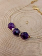 Ametist Taşı Tasarım Bileklik (43650) thumbnail 3