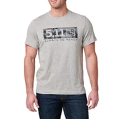 5.11 ATMOS LOGO SS KISA KOL T-SHIRT - 1