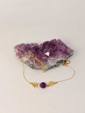 Ametist Taşı Tasarım Bileklik (43660) thumbnail 1