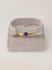 Ametist Taşı Tasarım Bileklik (43660) thumbnail 2