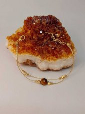 Kaplan Gözü Taşı Tasarım Bileklik (43655) thumbnail 1