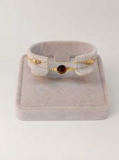 Kaplan Gözü Taşı Tasarım Bileklik (43655) thumbnail 2