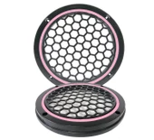 Garaj Dünyası Pembe Neon Ledli 20 Cm 2’li Hoparlör Kapağı - 3