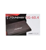 Soundway SG-60.4 4 Kanal Anfi 3500W 4x60W RMS - 1