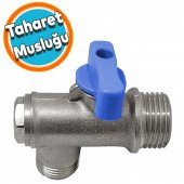 Aç Kapa Vanalı Filtreli Taharet Musluğu Sağlam Ara Musluk Wc Klozet 0473 - 1