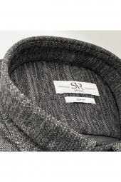 SVR RETRO ZEMİN DEKOR SLİM LİKRA TREND GÖMLEK thumbnail 3