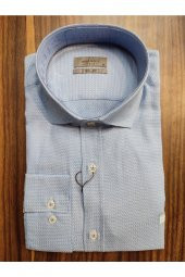 Slim Fit Pamuk Modern Kalıp Özel Üretim Gömlek thumbnail 1