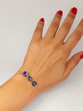 Sodalit Taşı Tasarım Bileklik (43675) thumbnail 4